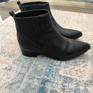 Marc Fisher Black Ankle Boots size 8
